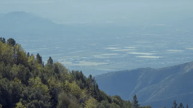 San Bernardino Valley Panorama from Running Springs, California