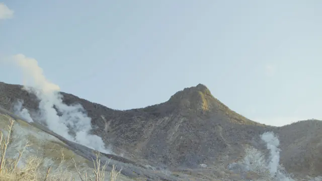 Owakudani Volcanic Valley: Steaming Fumaroles in Hakone, Japan