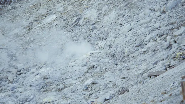 Steaming Volcanic Fumarole, Owakudani, Hakone, Japan