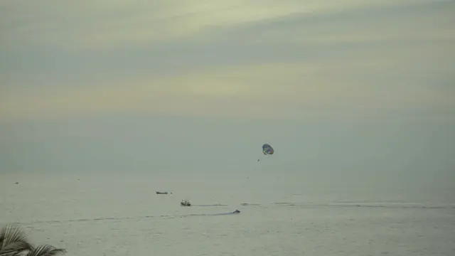 Parasailing Adventure at Hawa Beach, Kerala, India
